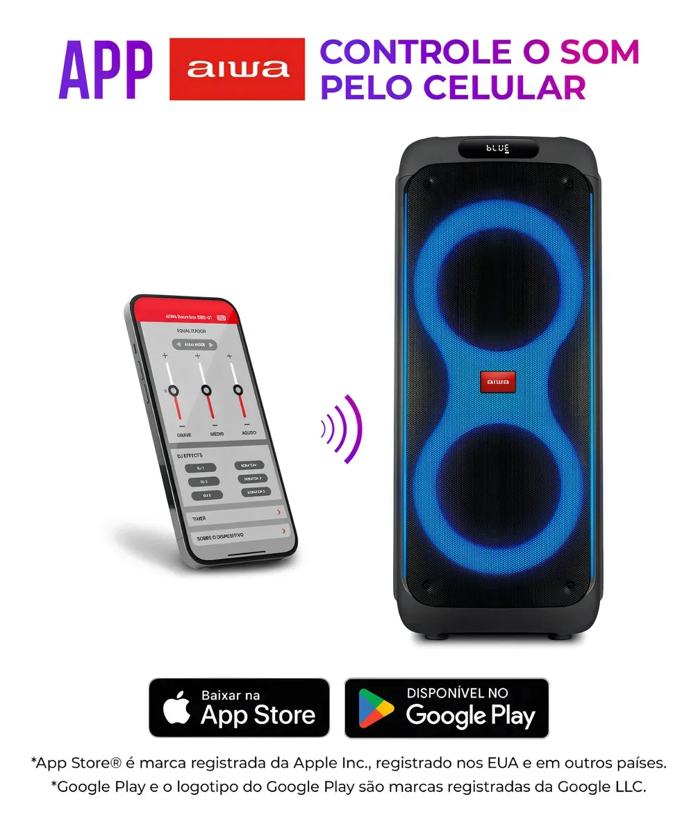 Subwoofer redesenhado — graves mais profundos